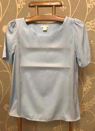 Очень красивая и стильная брендовая блузка голубого цвета 19.