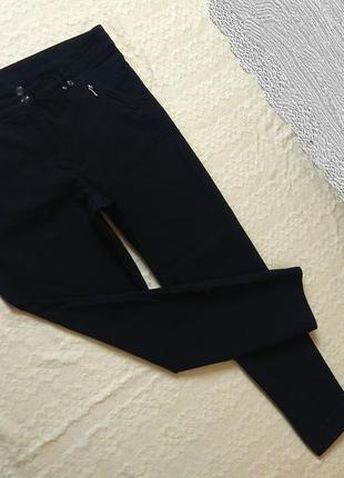 Стильные чёрные штаны скинни canda,16 размер.