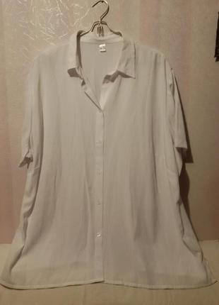 Блуза вискозная жатая большого размера (пог- 79 см)   40