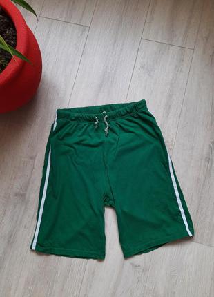 Шорты трикотажные зеленые waikiki летняя одежда