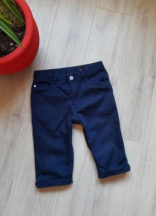 Шорты джинсовые коттоновые н&м детские синие