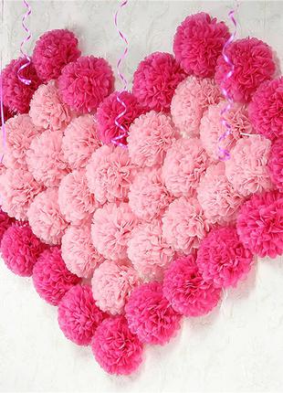 15 см тканевые цветы ручной работы декор свадьба юбилей