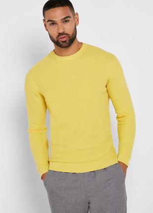 Вязаный свитер натуральный джемпер