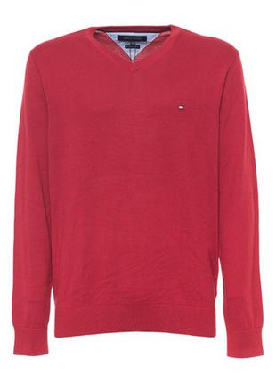 Чоловічий джемпер светр/светер з v-подібним вирізом від tommy ...