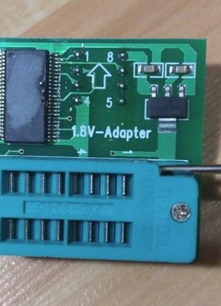 Адаптер колодка для программатора 1.8V SPI SOP8 DIP8 W25 MX25 ...