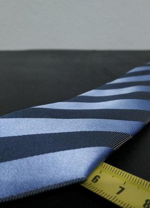 Упоряд нов шовк краватка вузький тонкий синій в смужку zxc lkj