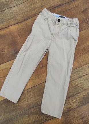 Брюки штаны 98-104см чиносы бежевые джинсы 3-4-5л для мальчика...