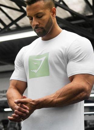 Мужская футболка для тренировок bold square logo short sleeve ...