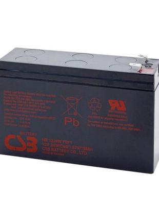 Аккумуляторная батарея AGM CSB HR1224WF2 12V 6.5AH