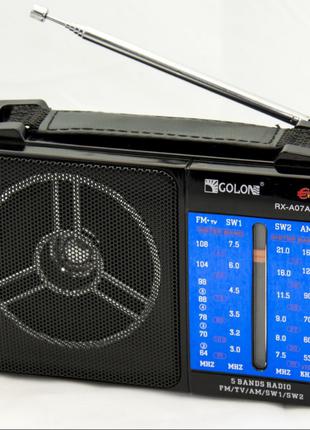 Радіоприймач, всехвильовий FM/AM/SW GOLON RX-A07AC