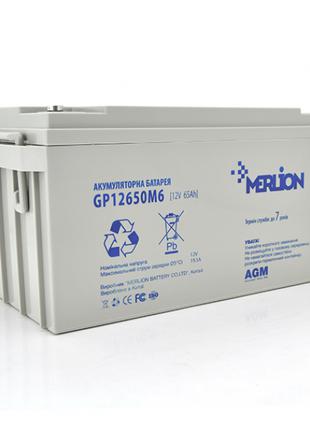 Аккумуляторная батарея Merlion AGM GP12650M6 12V 65Ah