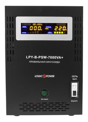 ИБП LogicPower LPY-B-PSW-7000VA+ 5000Вт 10A/20A с правильной с...