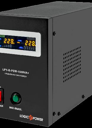 ДБЖ LogicPower LPY-B-PSW-1500VA+ (1050Вт) 10A/15A з правильною...