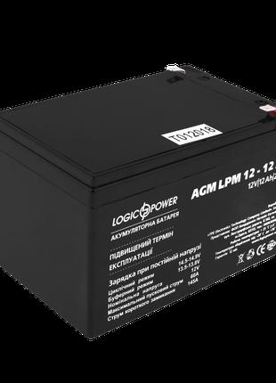 Акумулятор свинцево-кислотний LogicPower AGM LPM 12 - 12 AH
