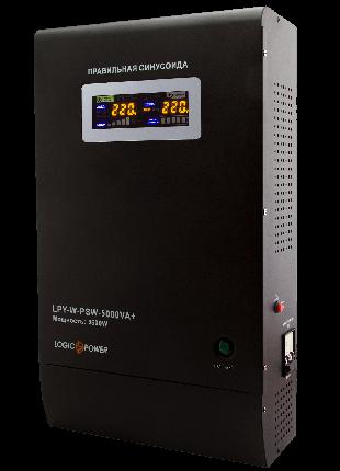 ИБП Logicpower LPY-W-PSW-5000VA+ (3500Вт) 10A/20A с правильной...