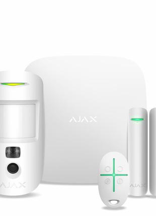 Комплект охоронної сигналізації Ajax StarterKit Cam White