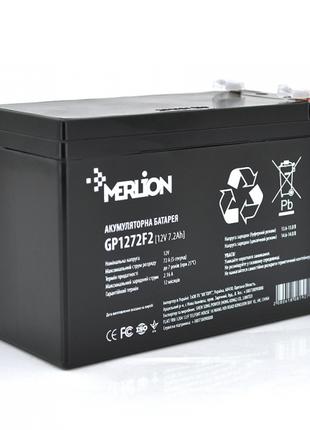 Акумуляторна батарея Merlion AGM GP1272F2B 12V 7.2 Ah