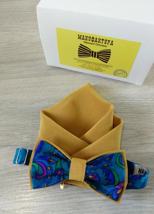 Яркий галстук-бабочка от украинского бренда мануфактура юс.