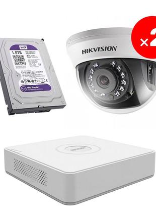 Комплект видеонаблюдения Hikvision Light-3-2