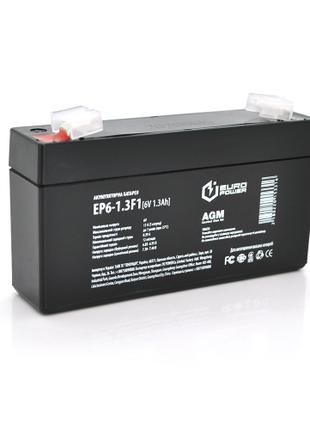 Аккумуляторная батарея Europower AGM EP6-1.3F1 6V 1.3 Ah