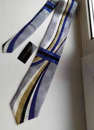 Стильный шелковый галстук ручная работа от giorgio reggiani