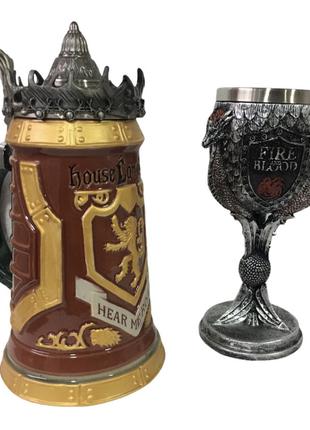 Подарочный Набор Кружка Game Of Thrones House Lannister Stein ...