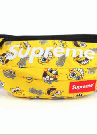 Поясна сумка Supreme Sponge Bob сумка на пояс