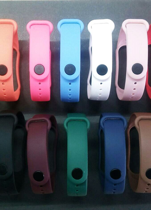 Цветной браслет на фитнес трекер Xiaomi Mi Band 5/6