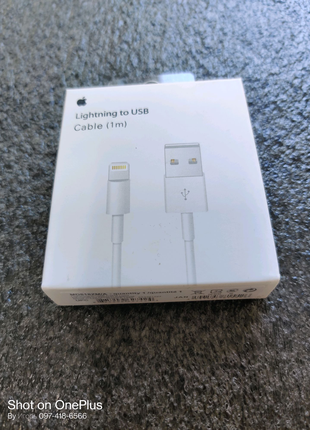Кабель Apple USB Cable to Lightning 1m White