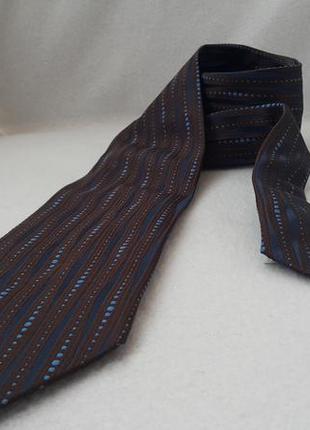 Французский шелковый галстук lanvin