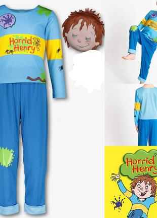 Костюм blue horrid henry  oт tu 11-12 лет(146-152см)