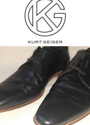 Кожанные туфли kg kurt geiger p.43