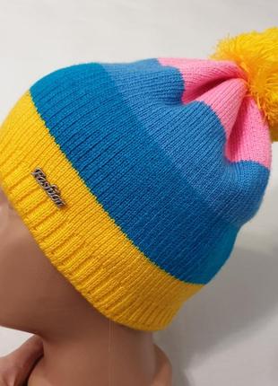 Шапка зимняя с бумбоном, fashion. доставка бесплатно!