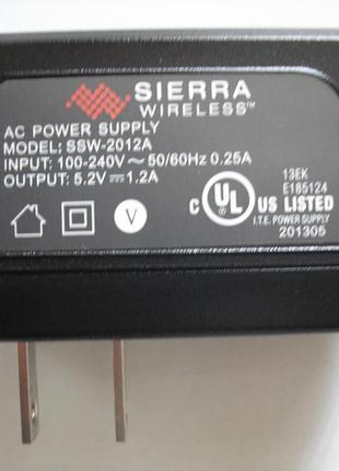 Зарядное устройство зарядка USB Sierra 1200 mAh оригинал