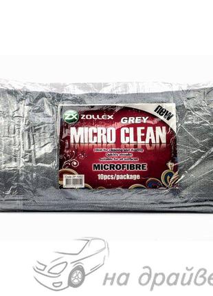 Серветка мікрофібра сіра Clean Micro Microfibre Grey 35 х 35 с...