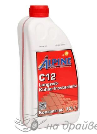 Антифриз -80°C красный 1,5л концентрат ALPINE C12 Langzeitkühl...