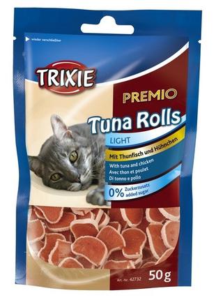 Trixie PREMIO Tuna Rolls лакомство-роллы с тунцом для котов, 50г