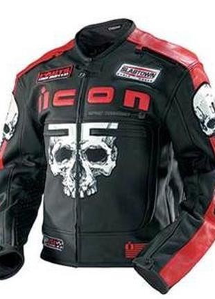 Кожаная куртка Icon Motorhead Skull