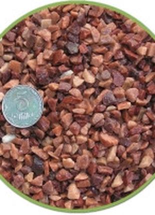 Nechay ZOO грунт розовый мелкий (кварцит) 3-5мм, 2кг