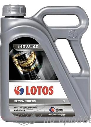 Масло моторное SEMISYNTHETIC SN 10W40 5 л Lotos Oil