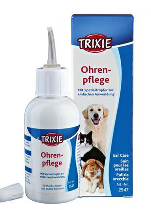 Trixie Ohrenpflege капли для ухода за ушами животных, 50мл