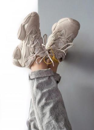 Шикарные женские кроссовки adidas yeezy boost 500
