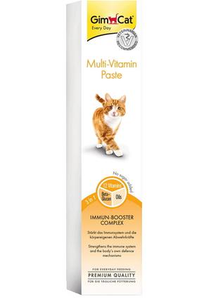 GimCat Multi-Vitamin Paste мультивитаминная паста для кошек 100г