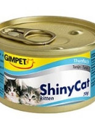 Gimpet ShinyCat Kitten Tuna влажный корм для котят с тунцом, 70гр