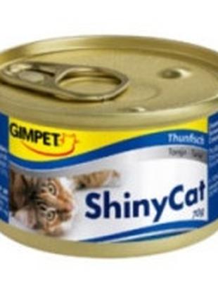 Gimpet ShinyCat Tuna влажный корм для кошек с тунцом, 70гр