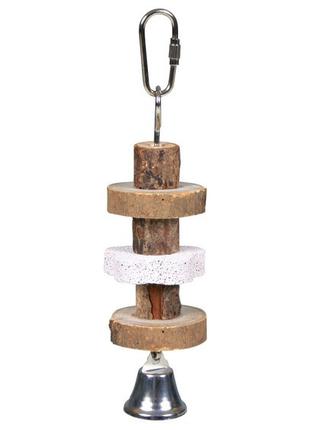 Trixie Natural Living Gnawing Wood with Lava Stone игрушка с в...