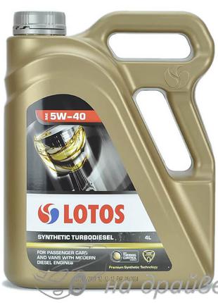 Масло моторное SYNTHETIC TURBODIESEL C3 SN/CF 5W-40 4 л Lotos Oil