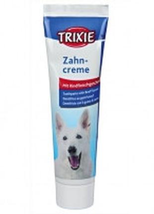 Trixie зубная паста со вкусом мяса для собак, 100г