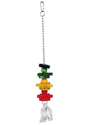 Trixie Wooden Toy Colourful игрушка деревянная разноцветная 30см