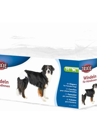 Trixie Diapers M памперсы для собак (девочек) 32-48см, 12шт